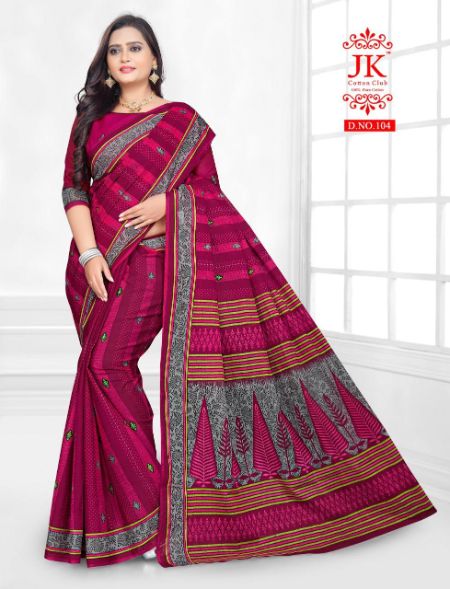 Jk Karishma 1 Casual Daily Wear Cotton Printed Latest Saree Collection